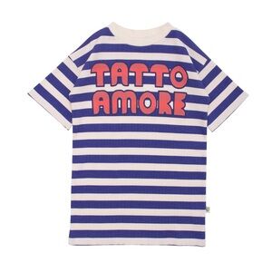 WYNKEN Strong Blue Honey Box Tee Dress NWT